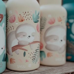 500 ml Stainless Steel Bottle - Gnawy the Sloth - Image 2