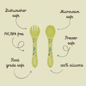 Silicone Cutlery - Cracky the Dinosaur - Image 2
