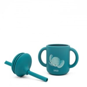 Silicone Straw Cup - Chewy the wise elephant - Image 3