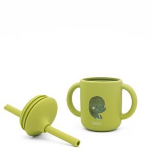 Silicone Straw Cup - Cracky the Dinosaur - Image 5