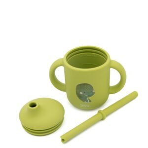 Silicone Straw Cup - Cracky the Dinosaur - Image 3